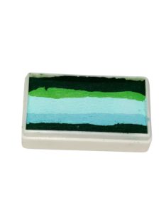 Diamond FX Garden Gnome csíkos arcfesték 28g, professzionális "one stroke" festék, zöld türkiz kék színek, sellő és vízi festés, bőrbarát, vízbázisú