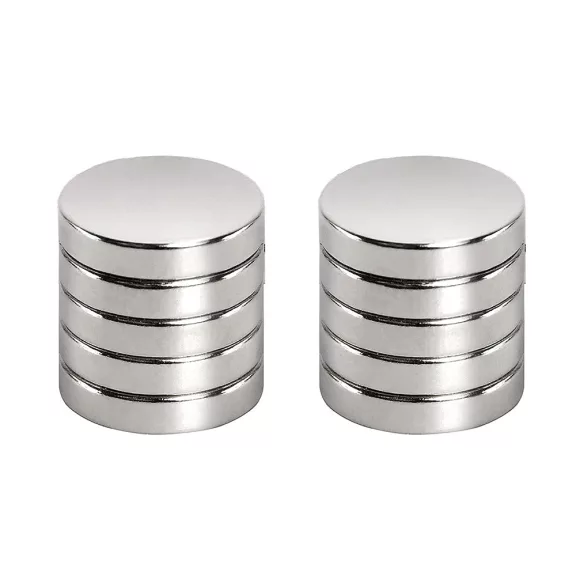 Erős neodímium mágnes 10mm x 2mm, 10db/cs 1961