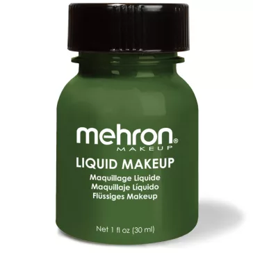 Vízbázisú airbrush és testfesték – Mehron Liquid Makeup green