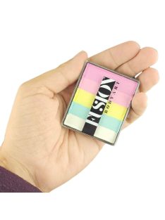   Fusion csíkos arcfesték Lodie UP Rainbow Cotton Candy 40 gr