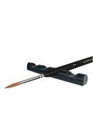 Maaleo 11 darabos festőecset készlet szintetikus sörtékkel és natúr nyírfa nyéllel, ecsettartó állvánnyal, arcfestés, akril, akvarell, gouache festéshez