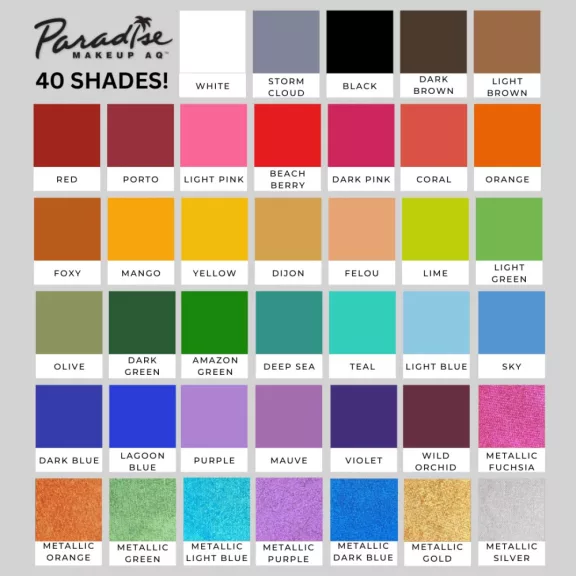 Mehron Paradise arcfesték 7gr - Gyöngyház azúr  "Brillant  Azur"