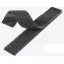 Tépőzár varrható 20 mm - sötét szürke /komplett/