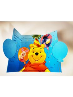 Meghívó borítékkal - Micimackó és barátai