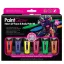 PaintGlow Neon UV arc- és testfesték készlet 6 színű