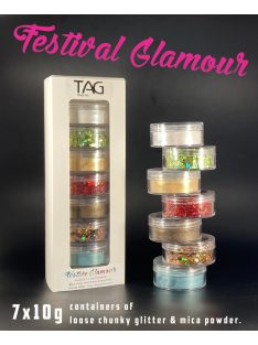 TAG Festival Glamour - Mica Powder & Chunky Glitter Pack 