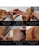 Mehron SynWax 11 g – Rugalmas szintetikus modellező viasz sebek és vágások készítéséhez