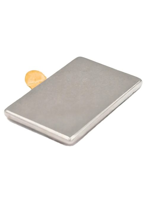 10 darabos öntapadós neodímium hasáb mágnes készlet 3M ragasztóval 15x10x1mm méretben
