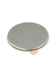 10 darabos 20 mm átmérőjű, 1 mm vastag öntapadós neodímium mágnes szett 3M ragasztóval