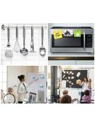 10 darabos 20 mm átmérőjű, 1 mm vastag öntapadós neodímium mágnes szett 3M ragasztóval