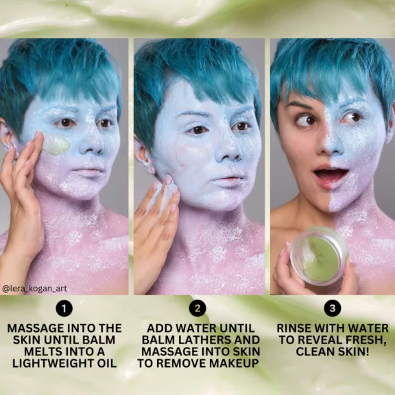 Mehron Blank Canvas Makeup Remover Balm – Sminklemosó balzsam, zsír- és krémfesték eltávolítására