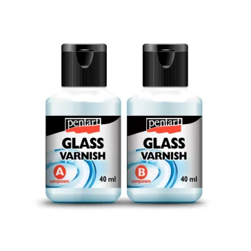 Üveggyanta, műgyanta - lakk1:1 szett 2x40 ml