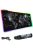 XXXL méretű világító gamer egérpad térkép designnal, LED világítással egy gamer asztalon