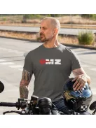 MZ logo póló, Motorradwerke Zschopau póló, retró motoros ajándék, veterán motor póló, NDK motoros ruházat, MK Kreatív