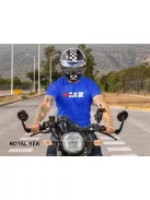 MZ logo póló, Motorradwerke Zschopau póló, retró motoros ajándék, veterán motor póló, NDK motoros ruházat, MK Kreatív