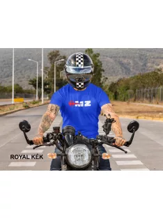 MZ logo póló, Motorradwerke Zschopau póló, retró motoros ajándék, veterán motor póló, NDK motoros ruházat, MK Kreatív