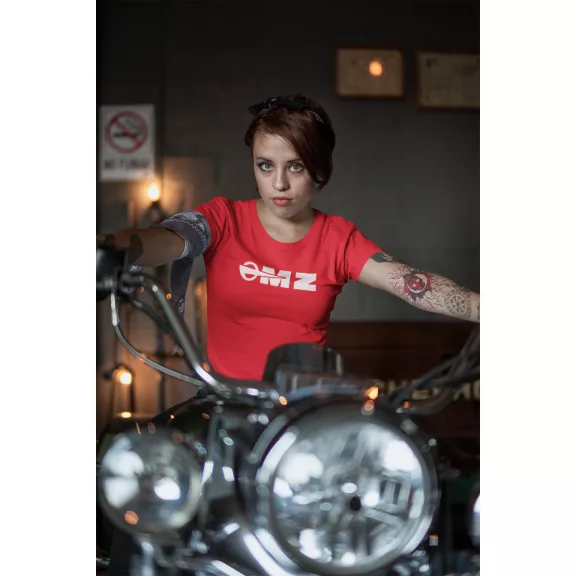 MZ logo póló, Motorradwerke Zschopau póló, retró motoros ajándék, veterán motor póló, NDK motoros ruházat, MK Kreatív