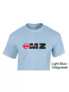 MZ logo póló, Motorradwerke Zschopau póló, retró motoros ajándék, veterán motor póló, NDK motoros ruházat, MK Kreatív