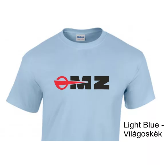 MZ logo póló, Motorradwerke Zschopau póló, retró motoros ajándék, veterán motor póló, NDK motoros ruházat, MK Kreatív