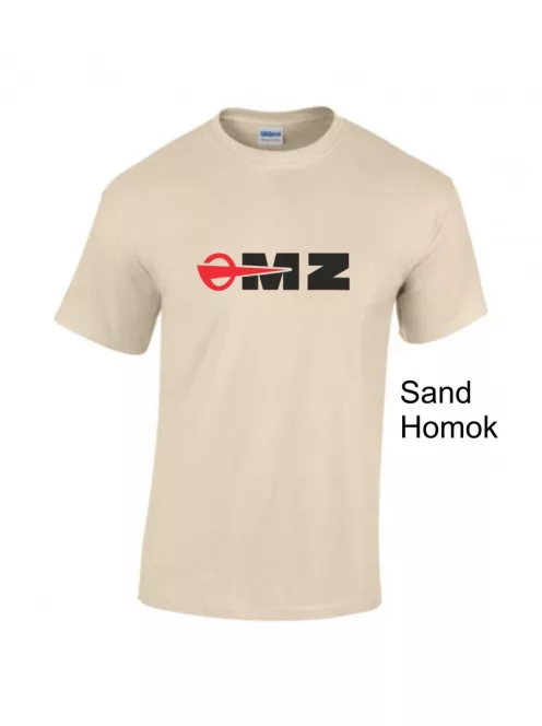 MZ logo póló, Motorradwerke Zschopau póló, retró motoros ajándék, veterán motor póló, NDK motoros ruházat, MK Kreatív