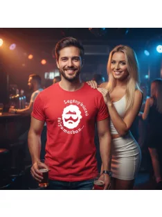 Vicces legénybúcsú póló Legénybúcsú folyamatban felirattal uniszex