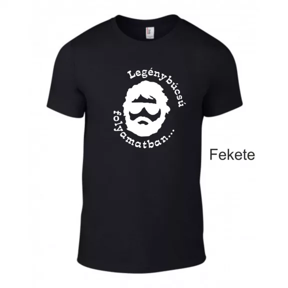 Vicces legénybúcsú póló Legénybúcsú folyamatban felirattal uniszex