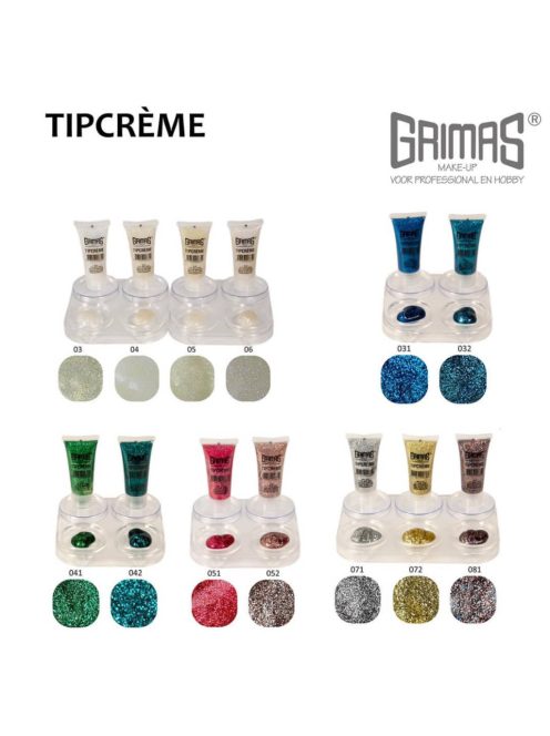 Grimas csillámzselé multicolor 8 ml 081