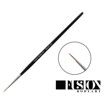 Fusion Body Art Liner 2/0 professzionális arcfestő ecset részletező és kontúrozó munkákhoz