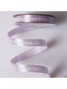 Édes Otthon feliratos szatén szalagok - 12 mm Vintage zöld