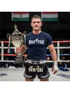 Muay Thai 4 kereknyakú pamut póló thai box mintával uniszex