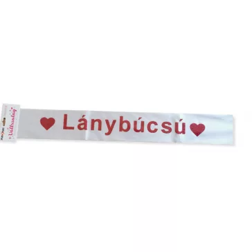 Lánybúcsúra Lánybúcsú vállszalag több színben
