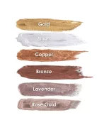 Mehron Metallic Powder Rose + - Mixing Liquid 