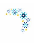 Arcfestés sablon - Hópihék, jégvarázslat