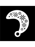 Arcfestés sablon - Hópihék, jégvarázslat