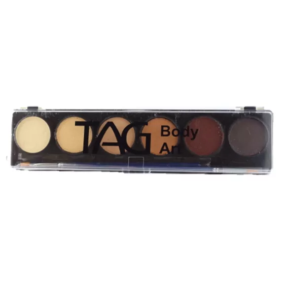 TAG SKIN COLOUR PALETTA + 2 ecset 6x10gr