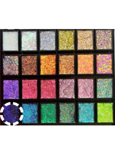 Fusion Glitter csillámkrém  utántöltő Purple Night