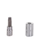 Professzionális dugókulcs, torx és imbuszkulcs készlet, króm-vanádium acél szerszámkofferben, racsnis hajtókar, barkács és autószerelő szerszámok