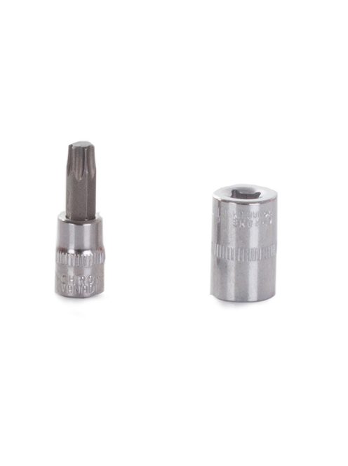 Professzionális dugókulcs, torx és imbuszkulcs készlet, króm-vanádium acél szerszámkofferben, racsnis hajtókar, barkács és autószerelő szerszámok