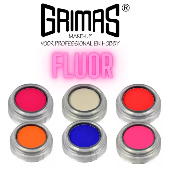 Grimas  UV Fluor White arcfesték 2,5 ml 010