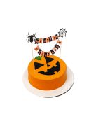 Halloween parti süti, torta girland dekoráció