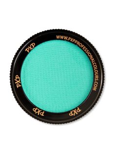 30 grammos, kerek tégelyes PXP Professional Colors Pasztell Menta (Pastel Mint) arcfesték, vízbázisú.