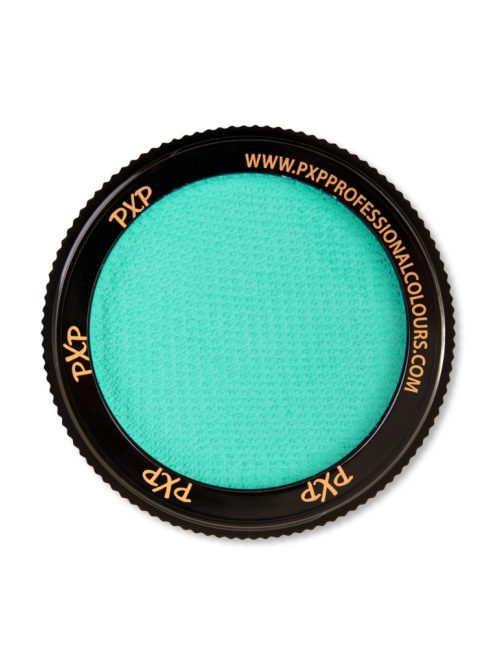 30 grammos, kerek tégelyes PXP Professional Colors Pasztell Menta (Pastel Mint) arcfesték, vízbázisú.