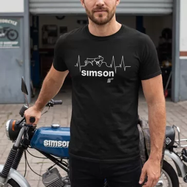 Póló - Simson S51 EKG - Egyedi retro megjelenés a legendás motor szerelmeseinek