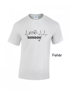 Póló - Simson S51 EKG - Egyedi retro megjelenés a legendás motor szerelmeseinek
