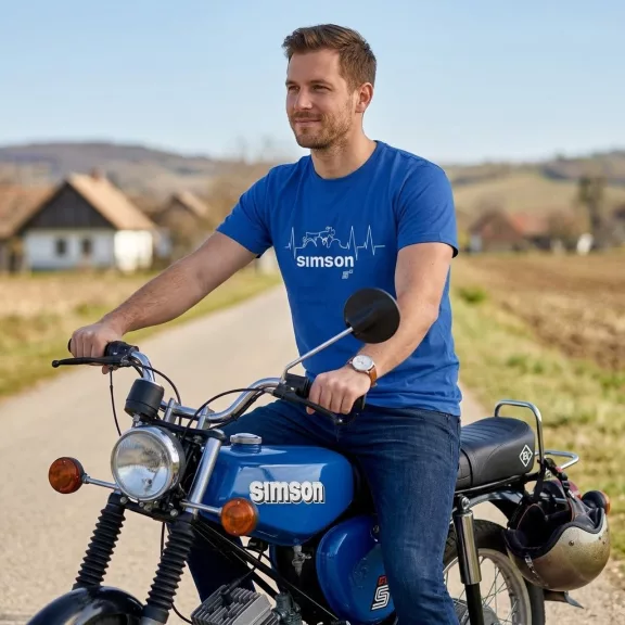 Póló - Simson S51 EKG - Egyedi retro megjelenés a legendás motor szerelmeseinek