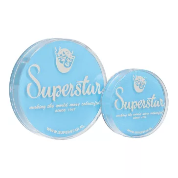 Superstar Aqua Frosti Blue színű arcfesték 16 grammos tégelyben, csillogó jégkék, gyerekeknek is, EU-kompatibilis
