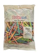 Modellező lufi 100 db/cs, pasztell vegyes szinek 260