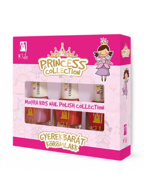 Gyerek körömlakk szett - Princess Collection 3x7ml