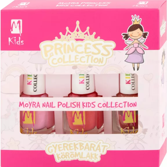 Gyerek körömlakk szett - Princess Collection 3x7ml