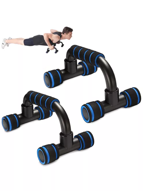 ergonomikus fekvőtámasz fogantyú szett csúszásmentes szivaccsal és 200 kg teherbírással